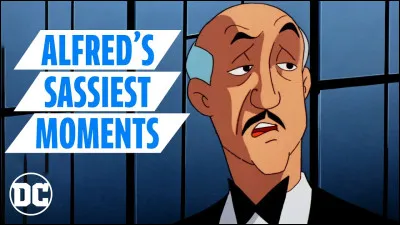 Un homme en noir servi par Alfred...