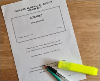 Pour finir ce quiz, souhaitons bonne chance aux élèves de 3e qui vont passer le brevet aujourd'hui. Quel sigle est utilisé pour parler du brevet ?
