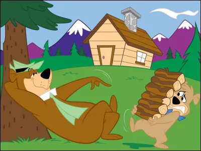 L'ours débonnaire d'un grand parc américain...