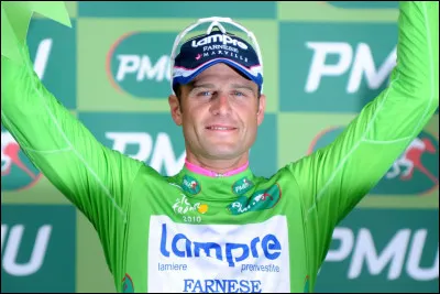 Il est le dernier italien à ce jour à avoir remporté - c'était en 2010 - le classement par points :