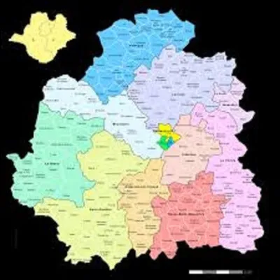 Laquelle de ces trois villes citées ci-dessous est la capitale de l'Indre ?