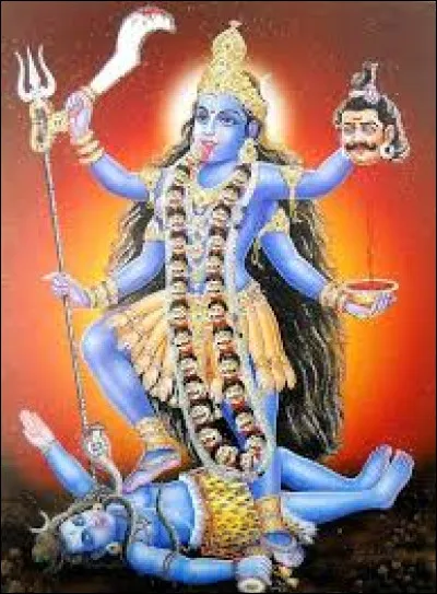 Dans l'hindouisme, elle représente la déesse de la préservation, de la transformation et de la destruction.