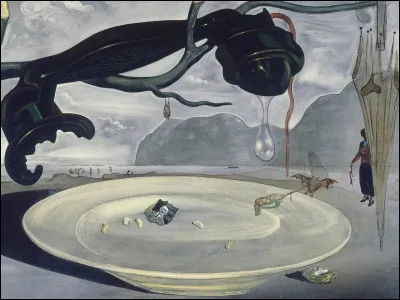Dans cette peinture de Salvador Dali, qui est représenté sur cette peinture ?
