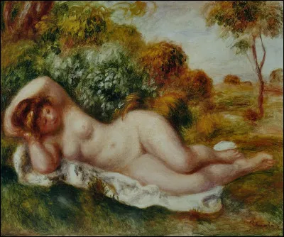 Quel peintre impressionniste français est l'auteur de ce tableau intitulé ''Nu couché (La boulangère) ?