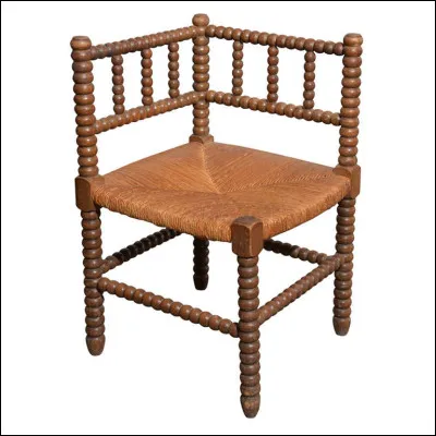 Quel est le nom du petit siège à dossier que l'on plaçait autrefois dans l’âtre de la cheminée ?