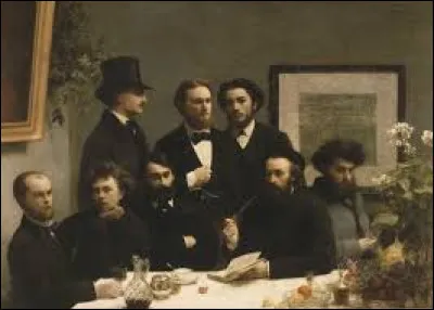Quel peintre français du 19 e siècle est l'auteur de ce tableau intitulé ''Un coin de table'' ?