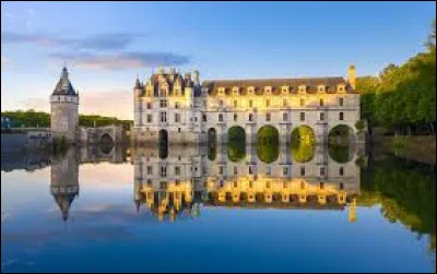 Quel château de la Loire, construit sur le Cher, fut surnommé le " châteaux des Dames " en raison des femmes qui y régnèrent en maîtresses et l'aménagèrent, telles Diane de Poitiers et Catherine de Médicis ?