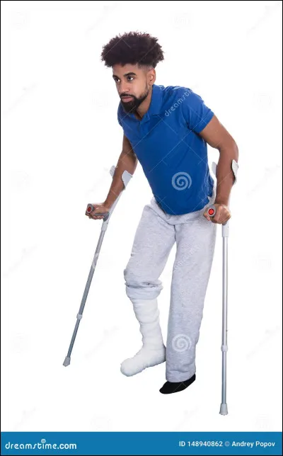 Une personne de ta classe se casse la jambe et a des béquilles. Quelle et ta réaction ?