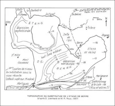 Comment tait l'Etang de Berre  la fin de la dernire priode glaciaire, il y a 10 000 ans ?