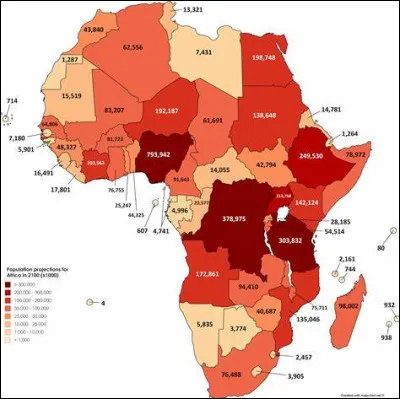 Quel est l'État le plus plus peuplé du continent africain avec 224 millions d'habitants ?