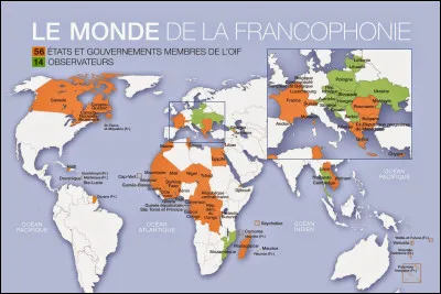 Quel est le continent le plus francophone de notre planète avec 144 millions de locuteurs ?