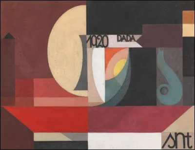 Qui a peint Composition dada (Tête au plat) ?