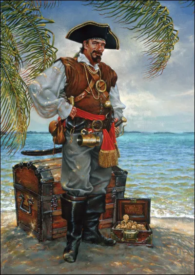 Complétez cette expression.
“Les pirates chassés...