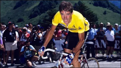 Il est le 3e Espagnol à remporter le Tour de France ; c'était en 1988. Il monte sur le podium en 1987 et 1989. C'est ...