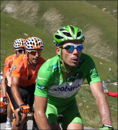 Il a remporté 4 étapes entre 2002 et 2008 et le classement du maillot vert en 2008 : c'est ...