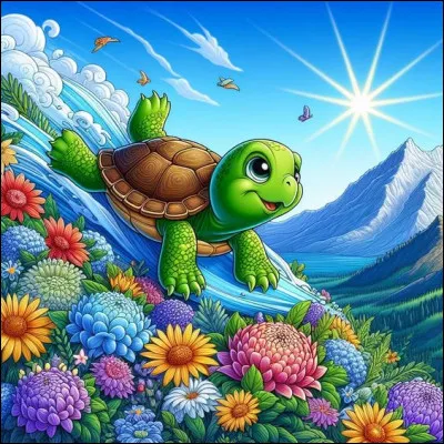 Et qui s'en donne à cur joie sur une pente montagneuse ?