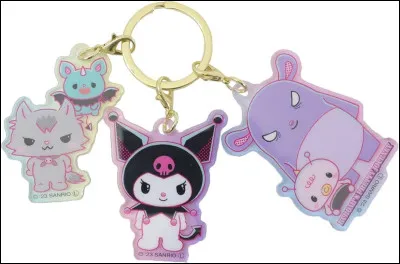 Quels sont les noms des amis de Kuromi dans ''Kuromi's Pretty Journey'' ?