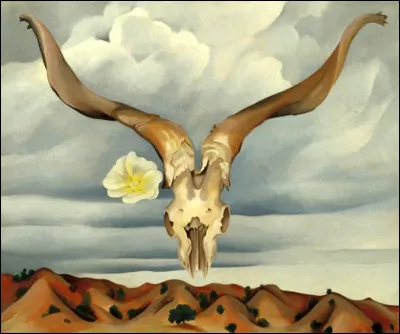 Qui a peint Tête de bélier, rose trémière blanche ?