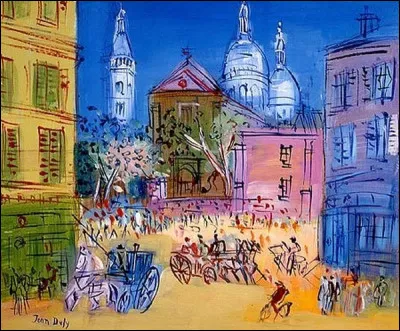 Qui a peint L'Église Saint-Pierre de Montmartre et le Sacré-Coeur ?