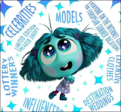 Voici Envie. Dans quel dessin animé sorti récemment aperçoit-on ce personnage ?