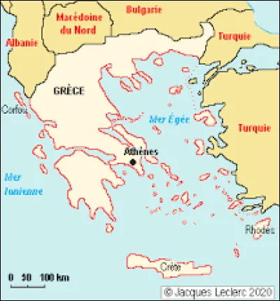 Quel est le drapeau grec ?