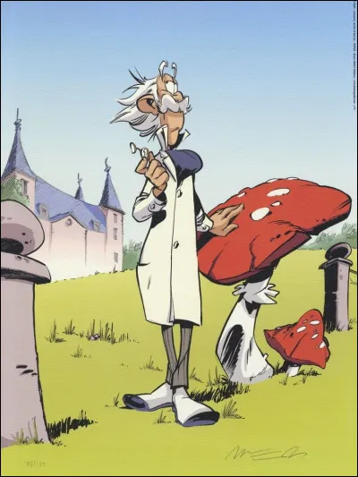 Dans quelle bande dessinée retrouve-t-on le comte de Champignac ?