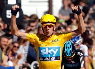 En 2012, il devient le premier Britannique vainqueur d'un Tour de France : c'est ...