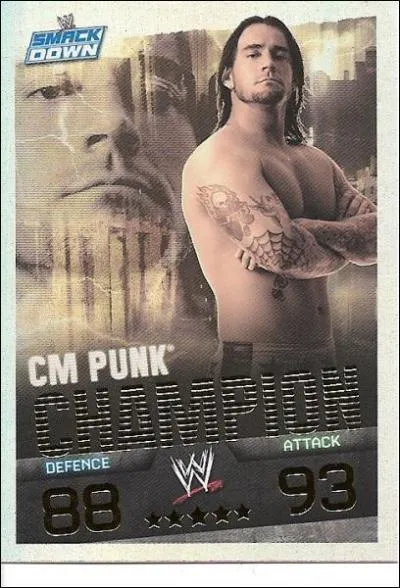 Cette carte de cm punk champion a combien en dfense ?