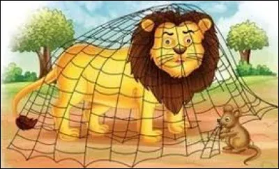 La morale de la fable "Le Lion et le Rat" est : "il faut rester sage, humble et à sa juste place sans chercher à imiter les autres".