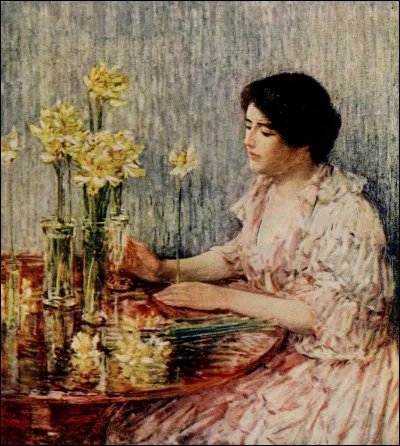 Quel artiste a intitulé sa toile "Les Jonquilles" ?