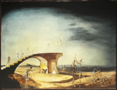 Qui a peint la toile "Le Pont brisé et le rêve" ?