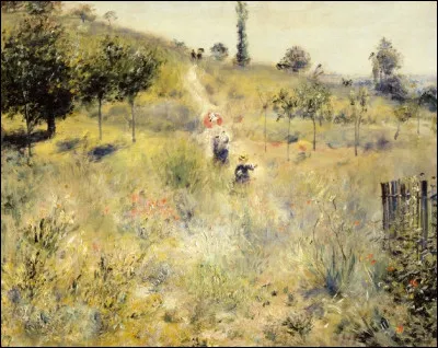 Qui a peint Chemin montant dans les hautes herbes ?