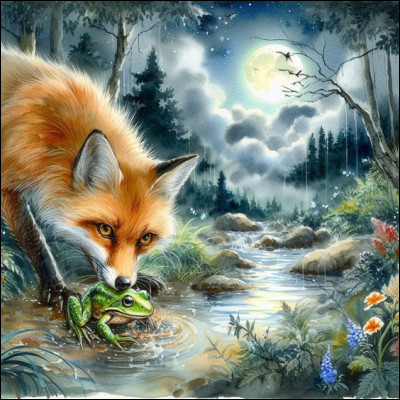 Le renard sait-il nager ?