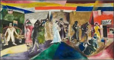 Et on clôt notre balade picturale en cherchant un membre de l'École de Paris. En 1911, quel artiste a exécuté cette toile intitulée ''La Noce'' ?