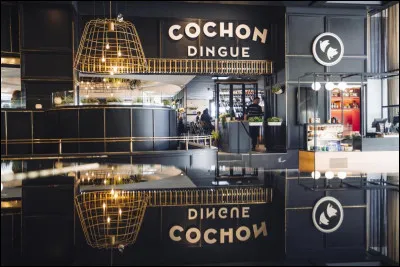Où trouve-t-on une chaîne de restaurants portant le nom "Le cochon dingue" ?