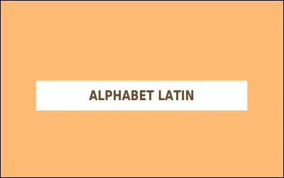 Quel est le le rang de la lettre ''k'' dans lalphabet latin ?