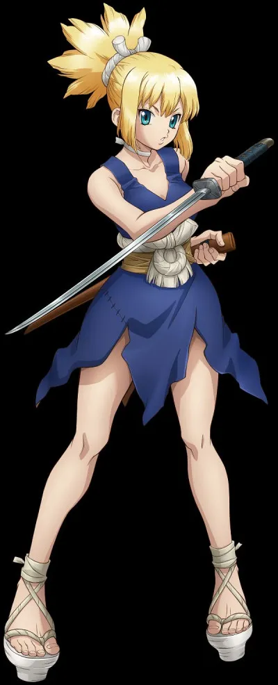 Qui a fabriqué le bouclier qu'a toujours Kohaku ?