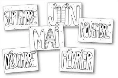 Quel mois préfères-tu ?