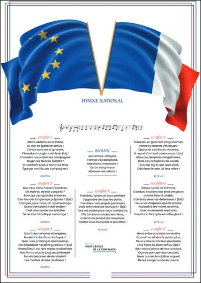 Quelle est lhymne national français ?