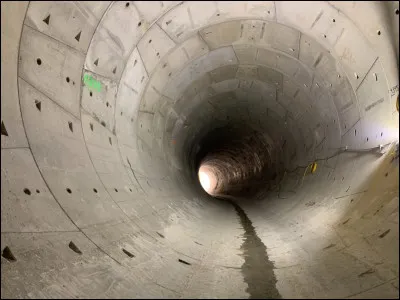 À quelle profondeur est le tunnel ?