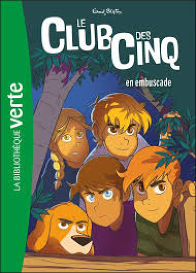 Couverture : qui voit-on souvent sur la couverture des livres de la série du Club des Cinq ?