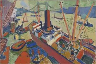 En 1906, quel fauviste a réalisé cette toile intitulée ''Le Bassin de Londres'' ?