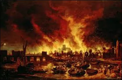 En quelle année a eu lieu le grand incendie de Londres, qui ravagea le centre de la ville du dimanche 2 au mercredi 5 septembre ?