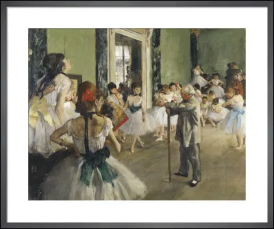 À quel artiste faut-il attribuer le tableau "La Classe de danse" ?