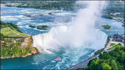 Entre quels pays sont partagées les chutes du Niagara ?