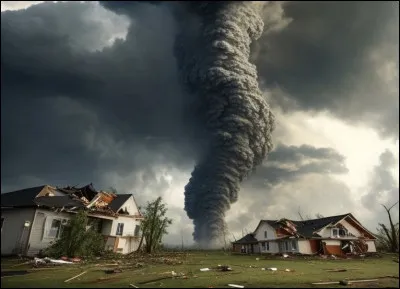 Pour finir, une tornade se dirige dangereusement sur ta ville, tu dois réagir au plus vite. Que fais-tu ?