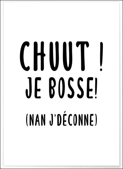 Est-ce que tu préfères travailler seul ou à plusieurs ?