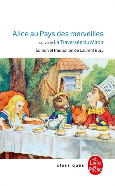 Qui a écrit Alice au pays des merveilles, adapté en dessin animé par Walt Disney ?