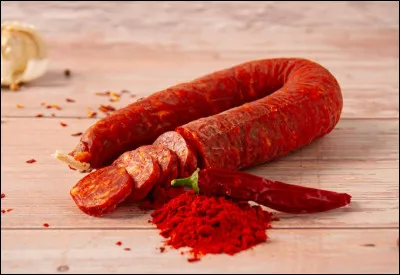 Espagne
De la charcuterie piquante, souvent de porc ou de bœuf.
C'est le...