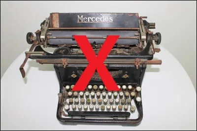 Quelle marque n'est PAS une marque de machine à écrire ?